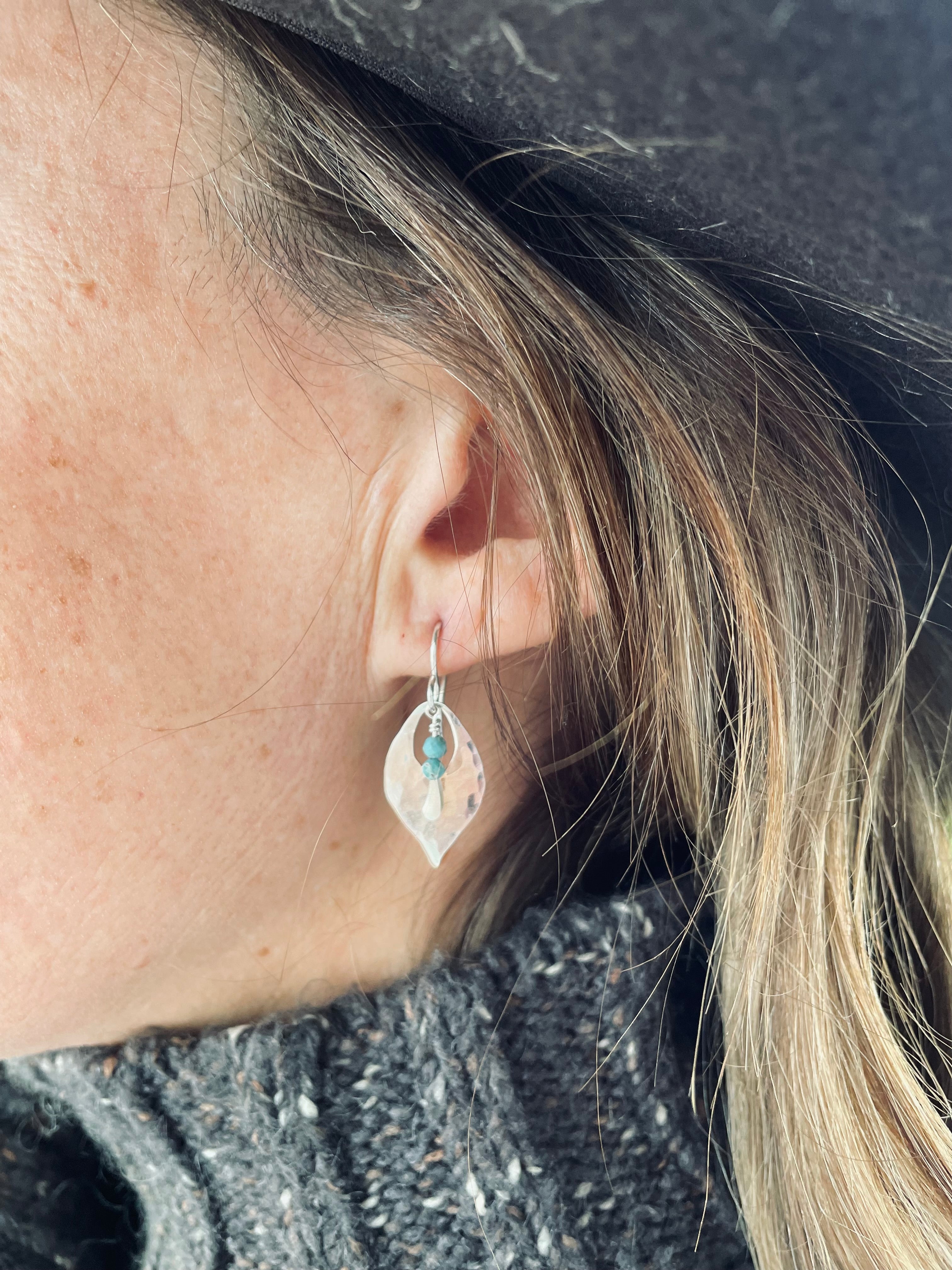 Tea Leaf Earrings