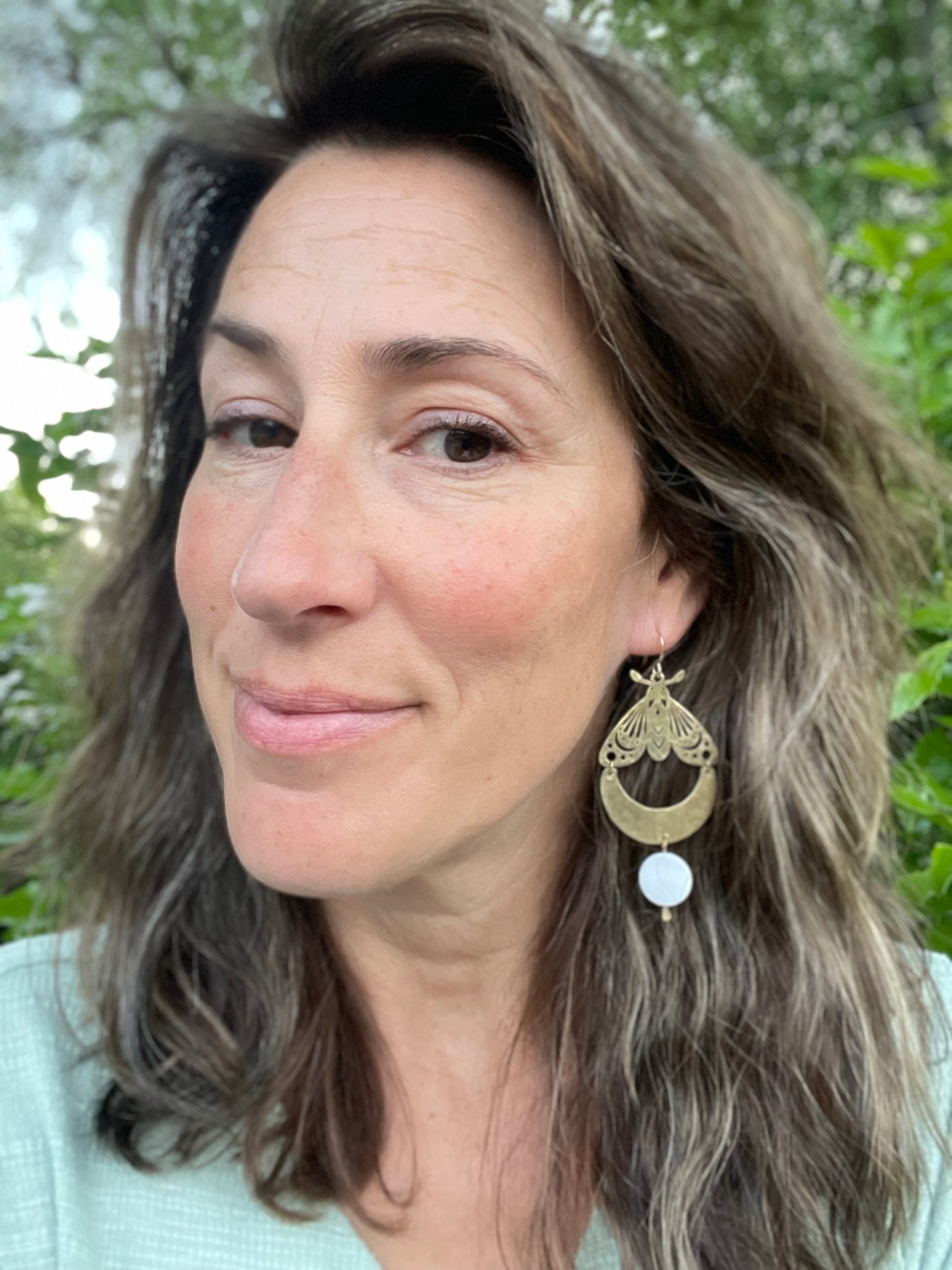 Luna Moth Earrings