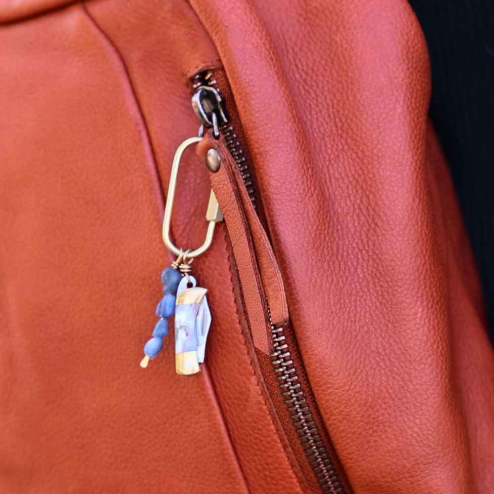 Blue Tide Mini Purse Charm