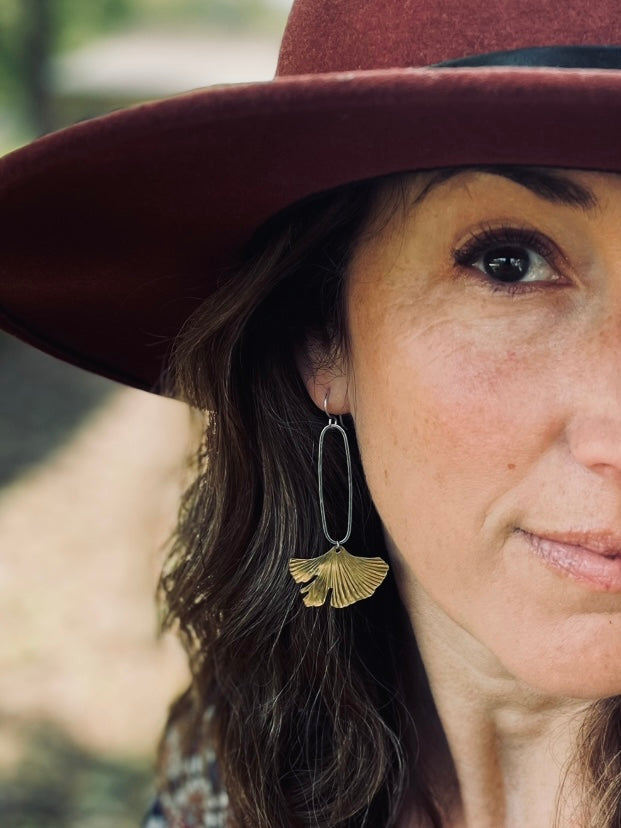Ginkgo Earrings II