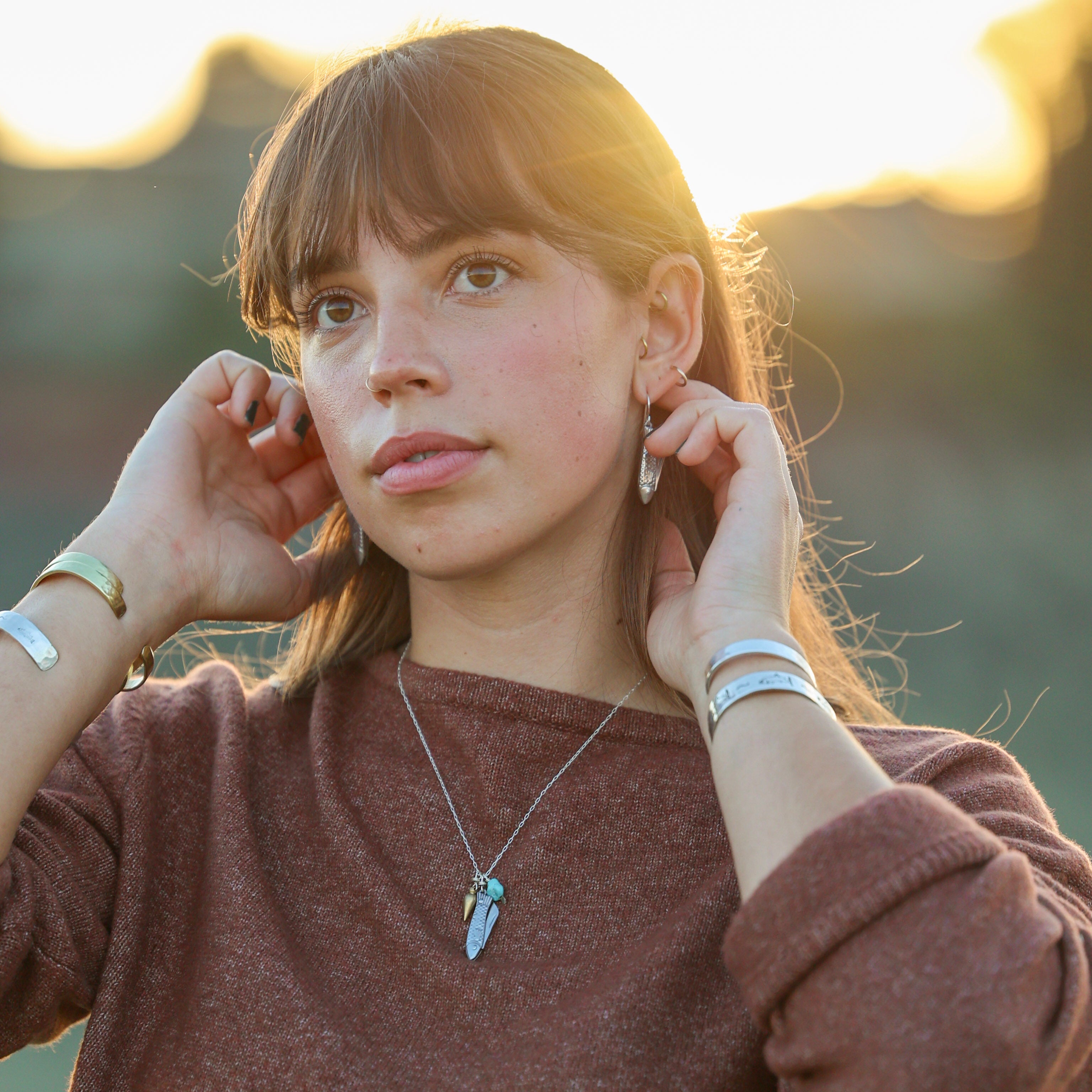 Feeesh Billie pocketknife necklace