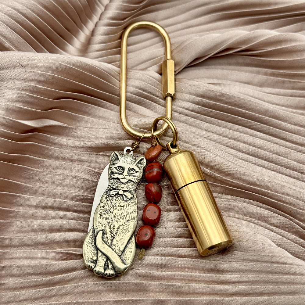 Tomcat Purse Charm