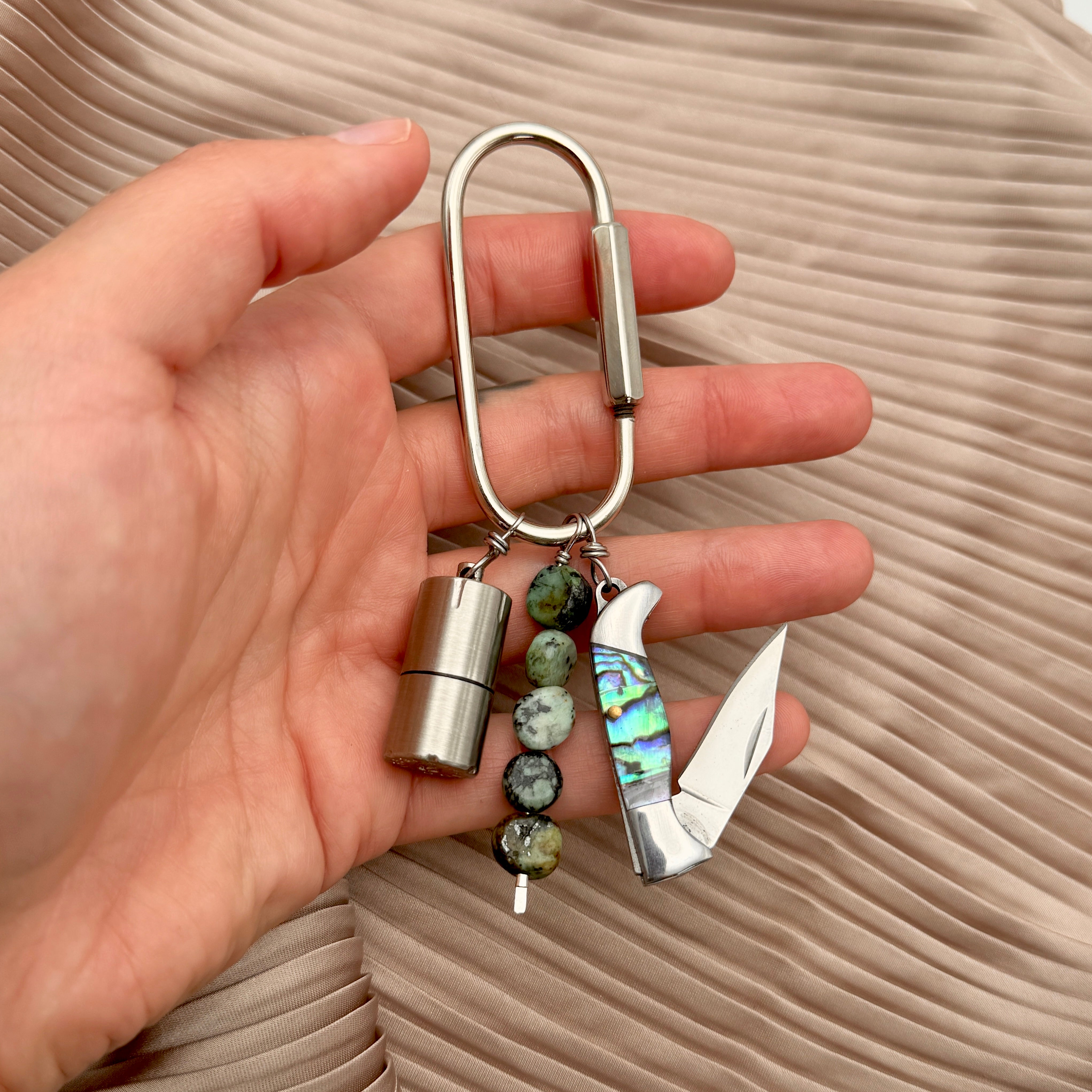 Northern Lights Purse Charm