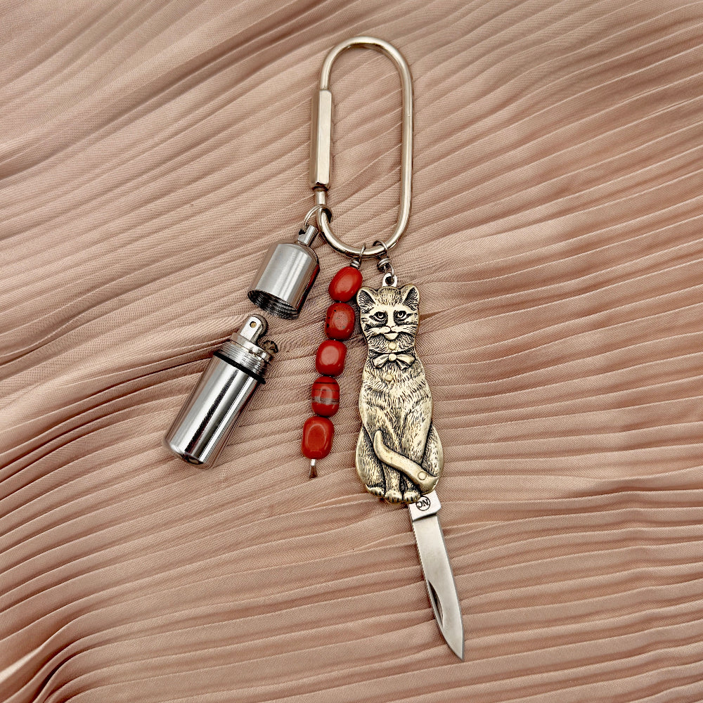 Tomcat Purse Charm