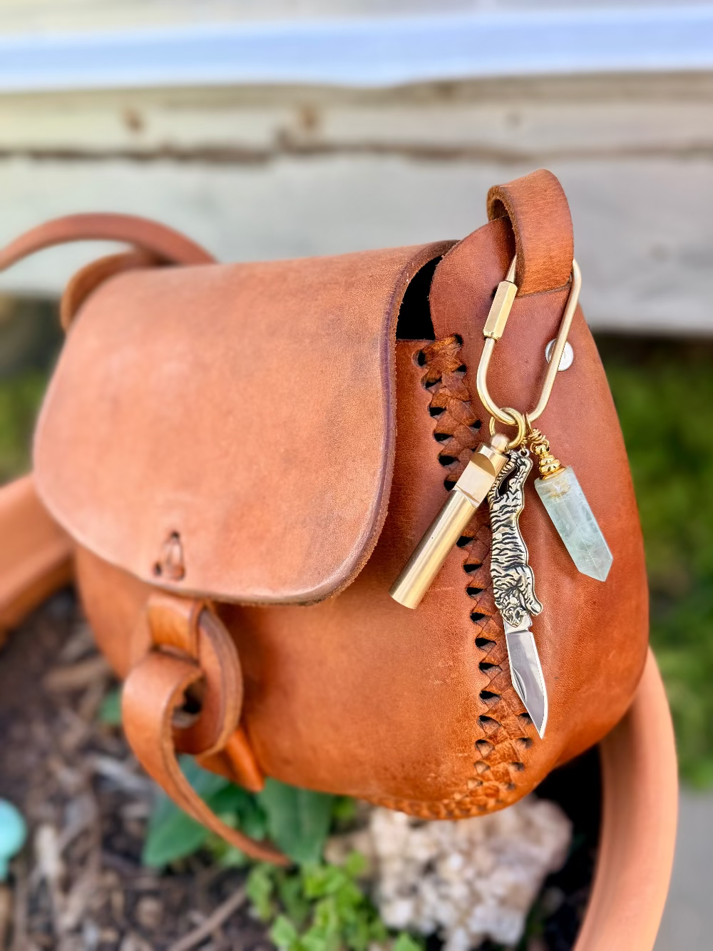 Huntress Purse Charm