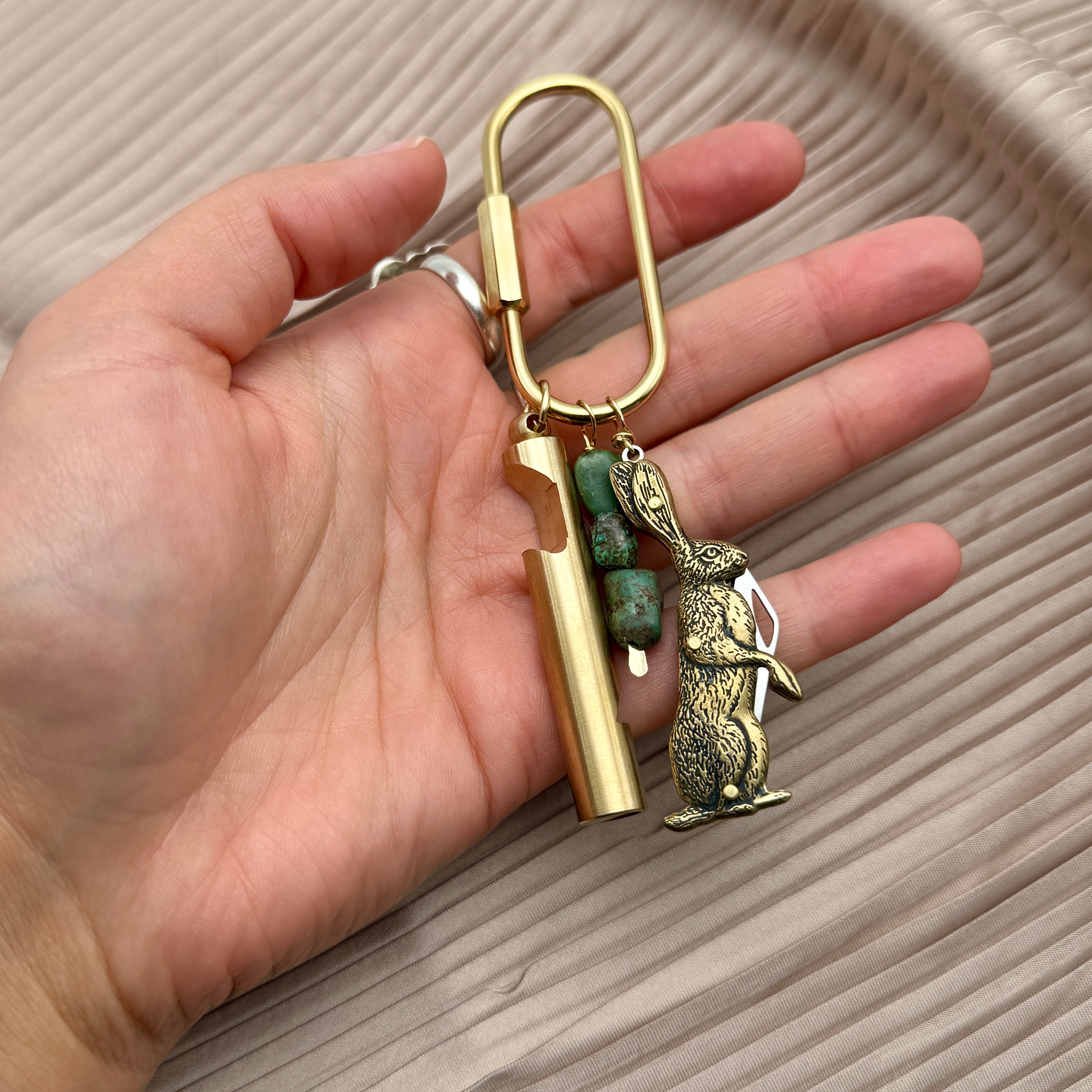 Wild Hare Purse Charm