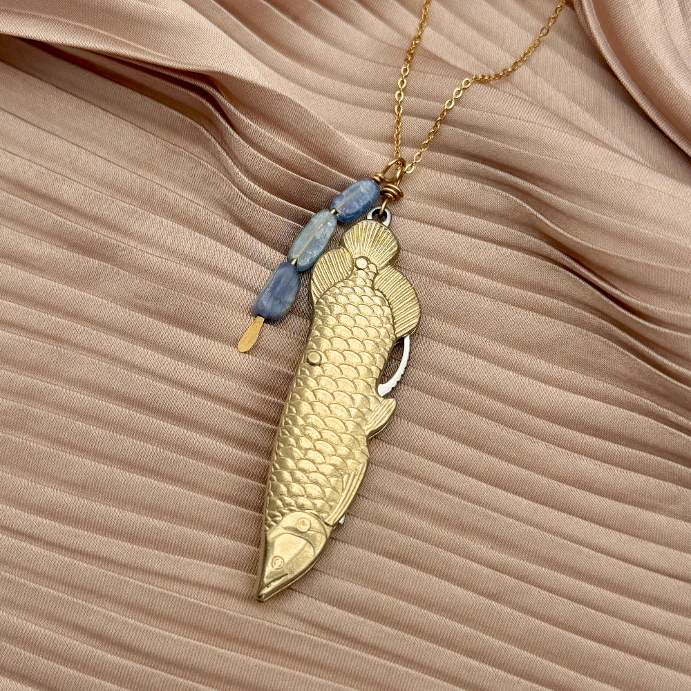 Steel Fin Necklace