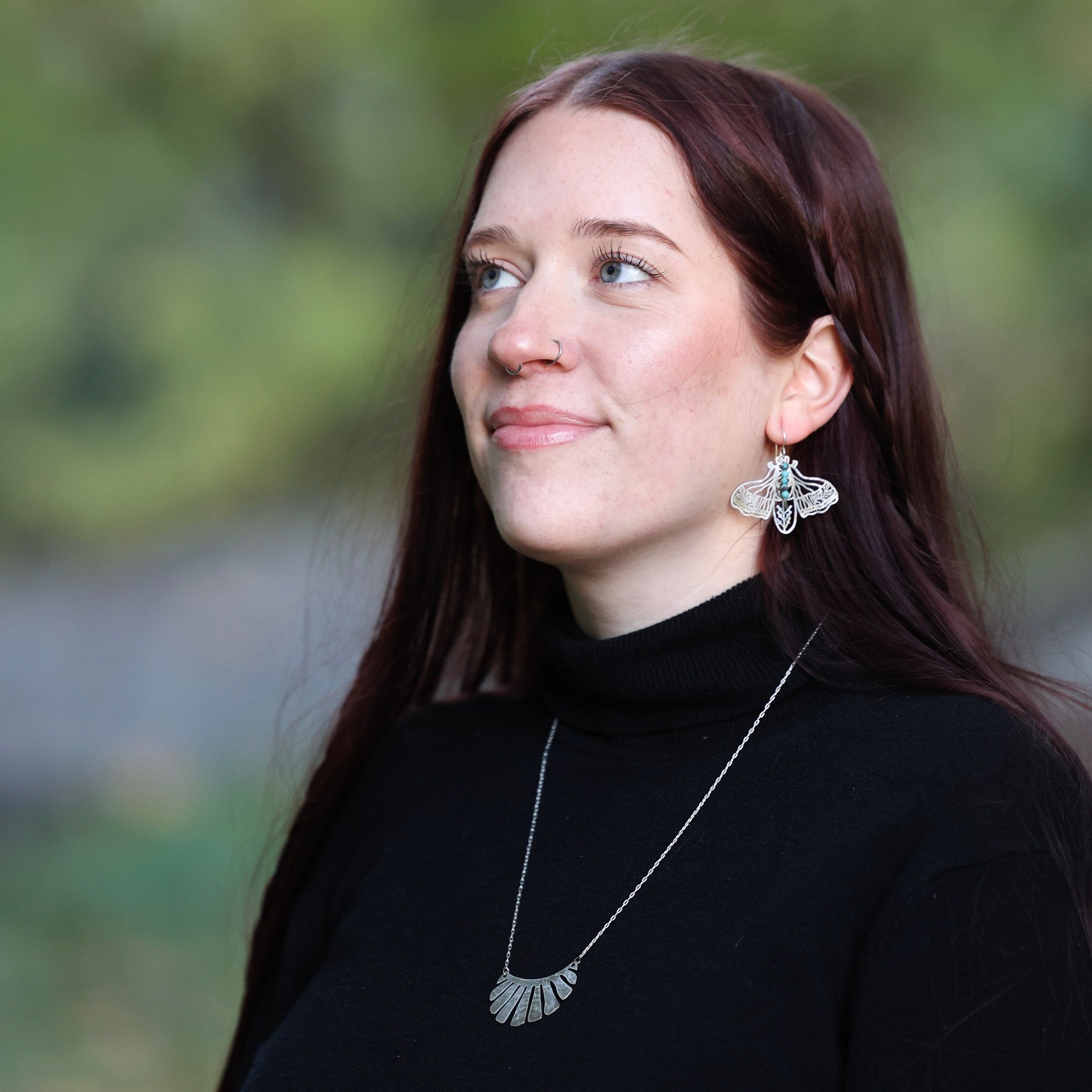 Peppered Moth Earrings