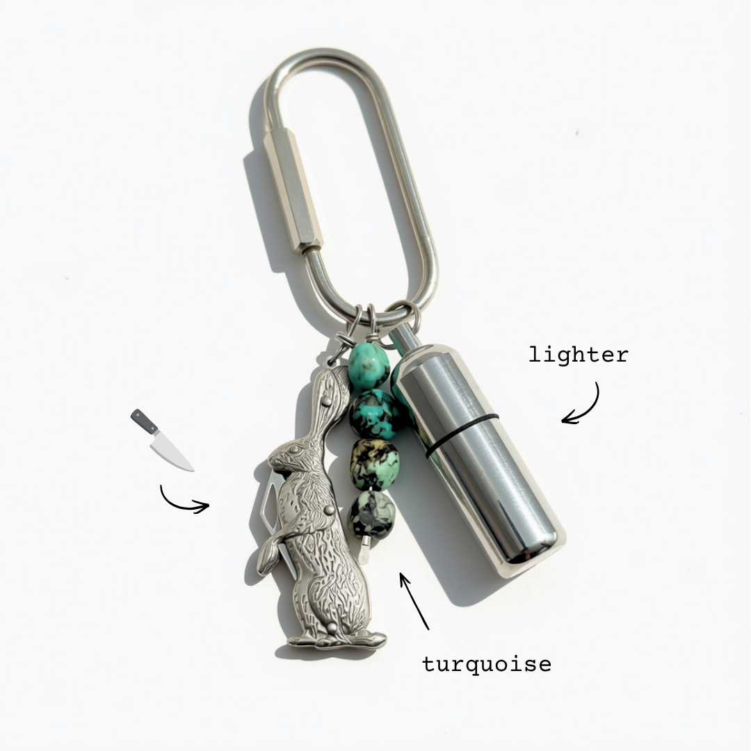 Lucky Hare Purse Charm