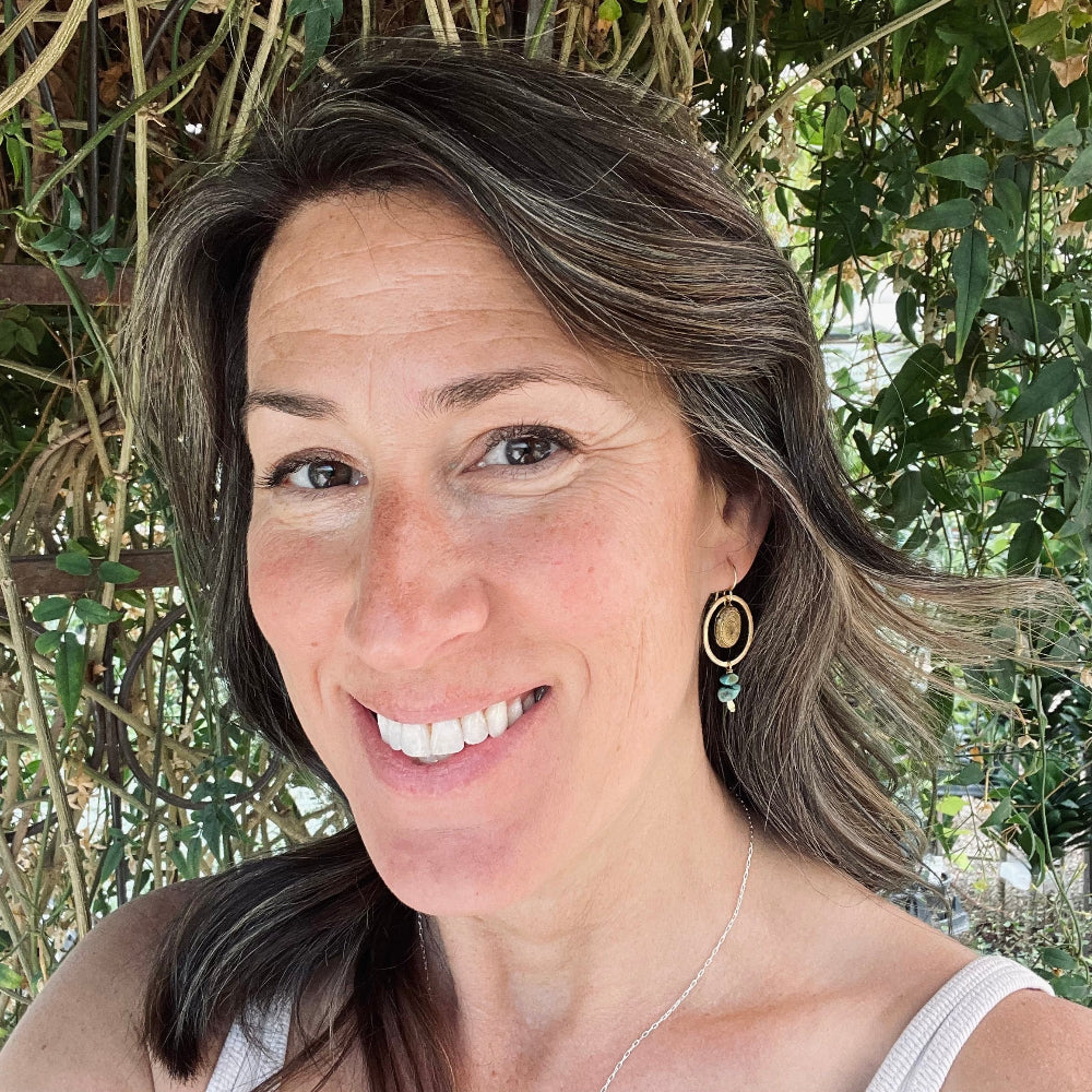 Gold or Silver Hoop with turquoise beads and etched working locket photo holder memory keepsake hanging from ear wire