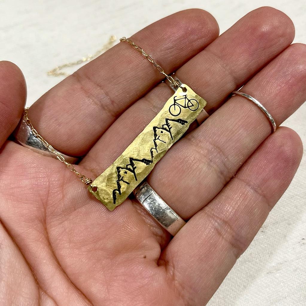Mountain Bike Necklace