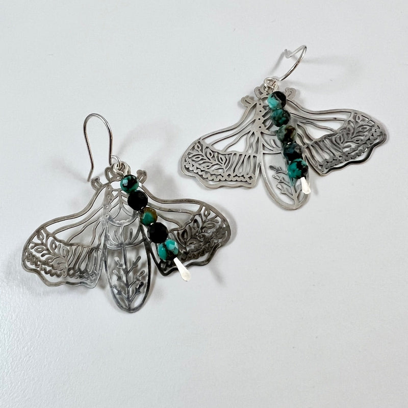 Peppered Moth Earrings