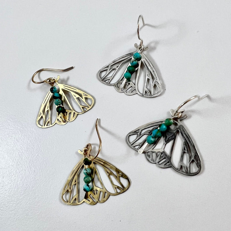 Peppered Moth Earrings