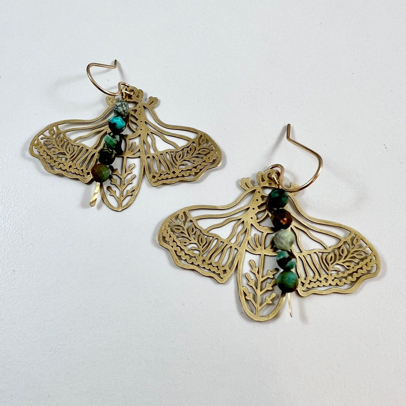 Peppered Moth Earrings