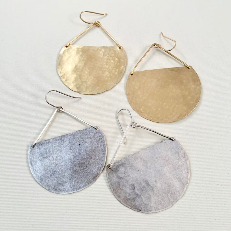 Rounded Edge Earrings
