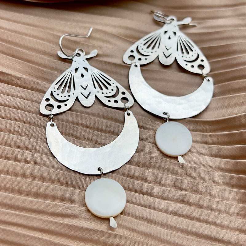 Luna Moth Earrings