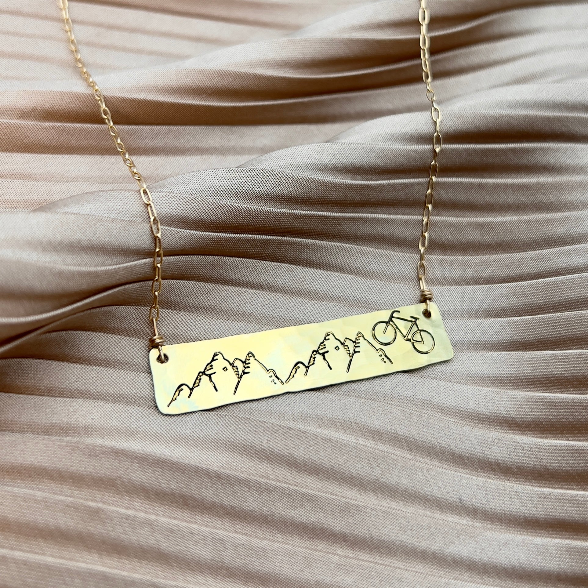 Mountain Bike Necklace