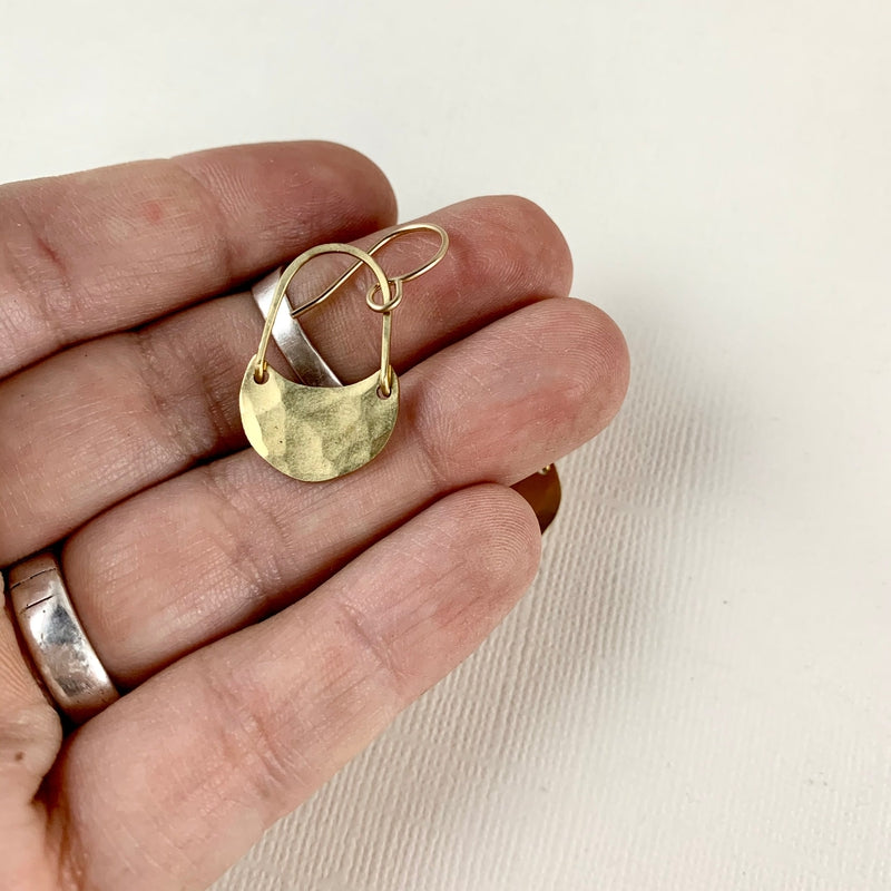 Golden Moon Earrings