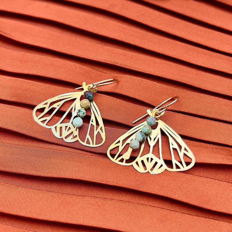 Peppered Moth Earrings