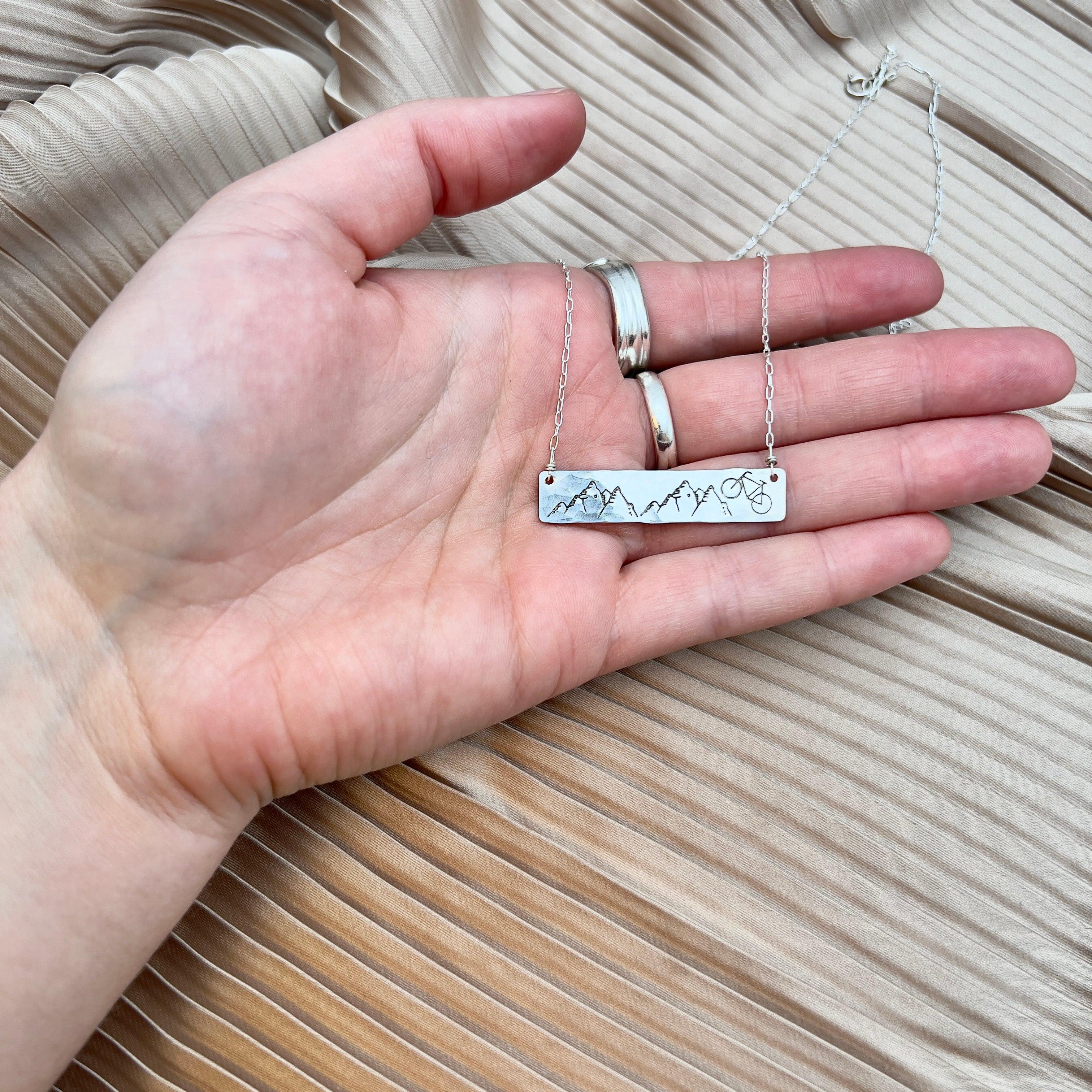 Mountain Bike Necklace