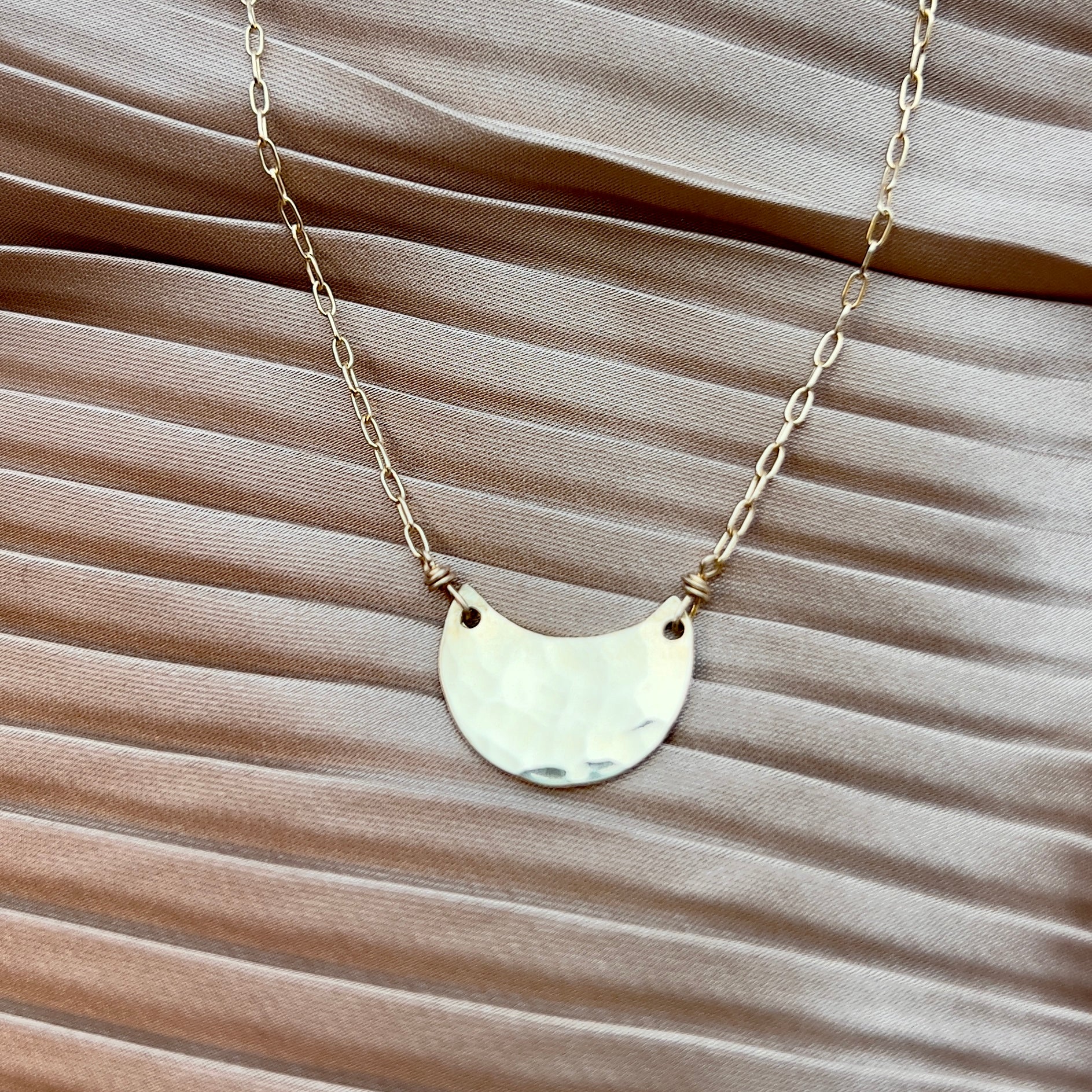 Golden Moon Necklace