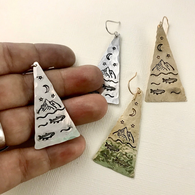 High Mountain Anglin' Earrings
