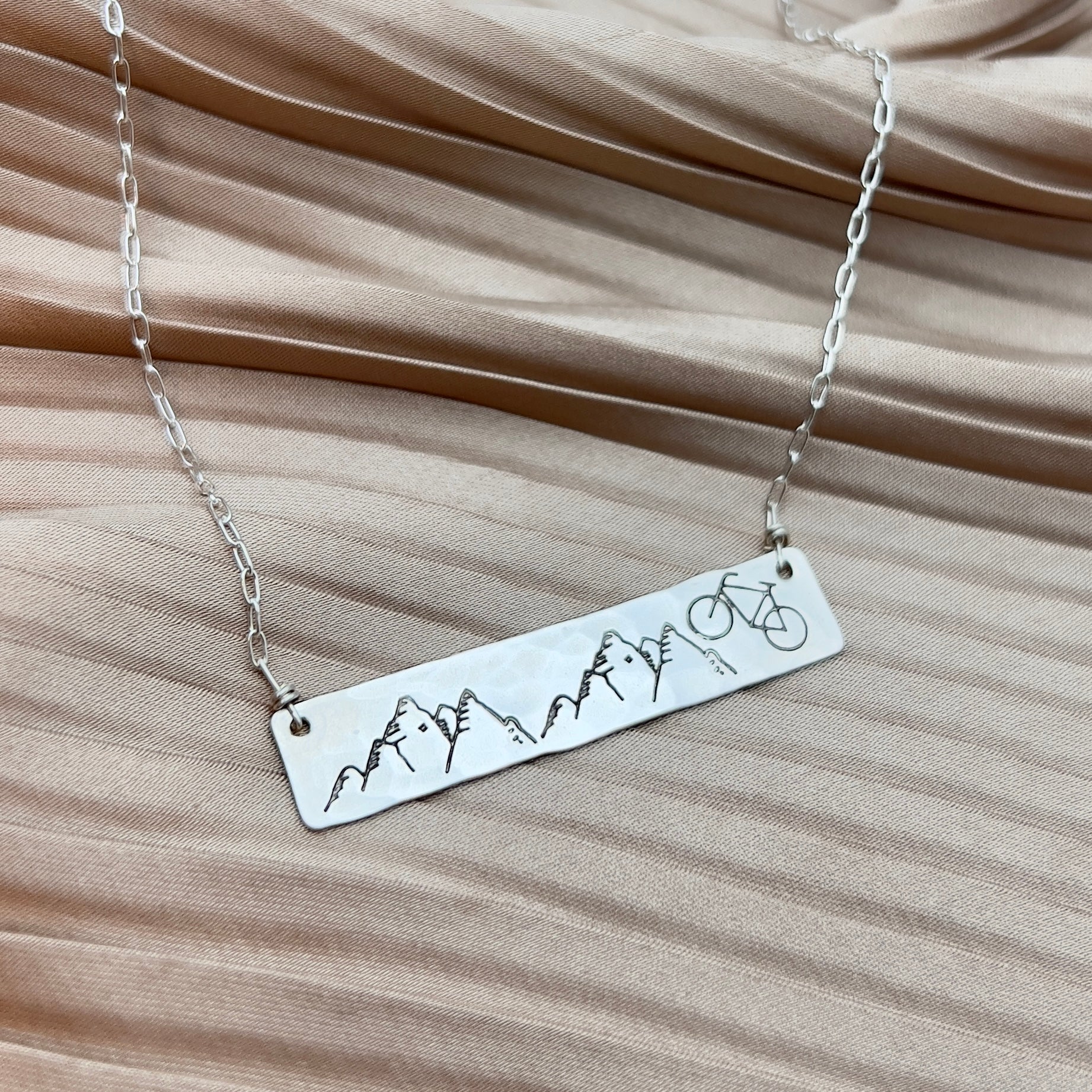 Mountain Bike Necklace