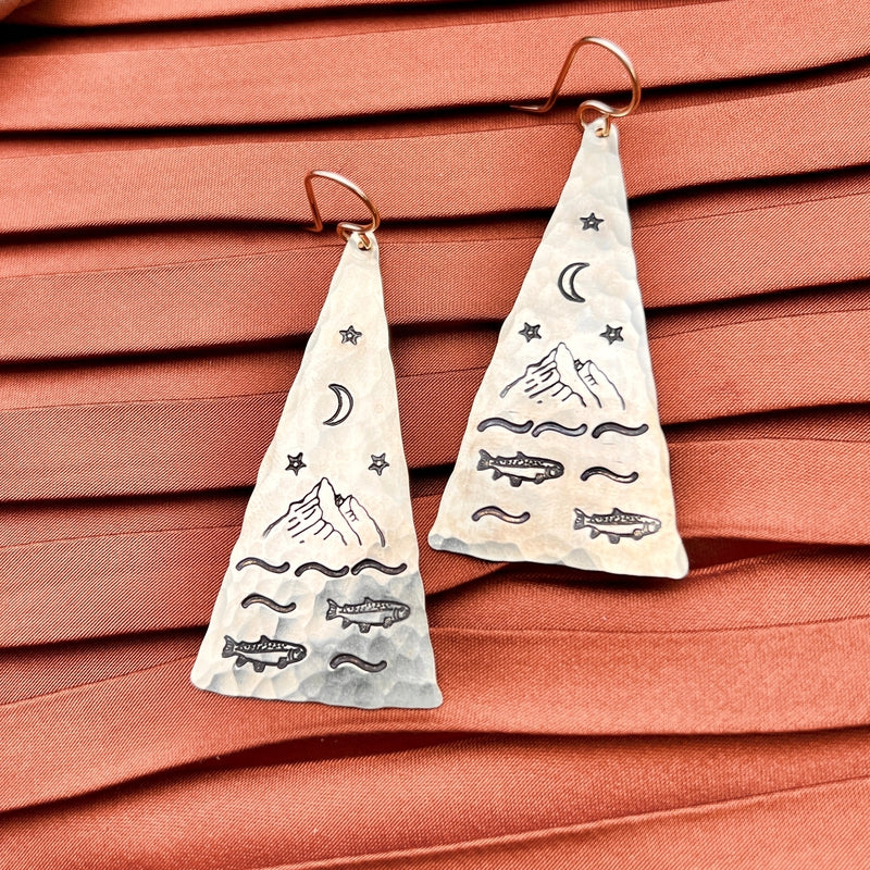 High Mountain Anglin' Earrings