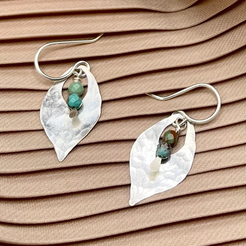 Tea Leaf Earrings