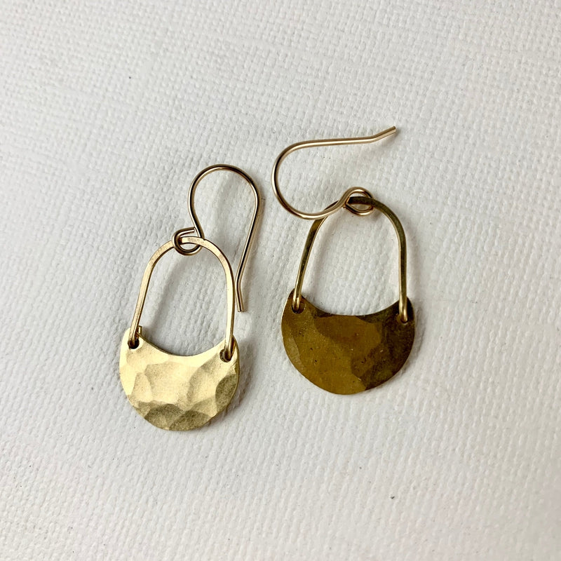 Golden Moon Earrings