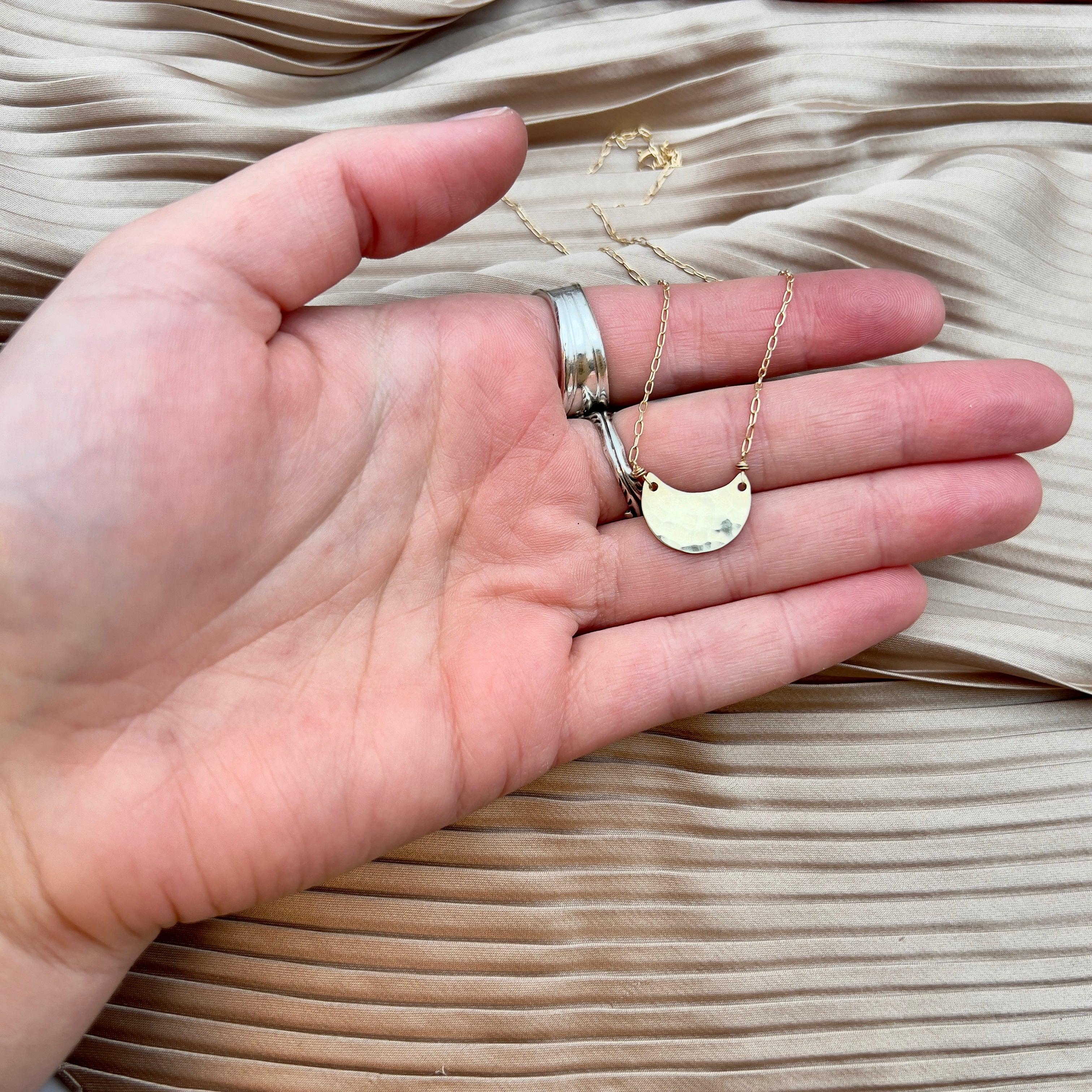 Golden Moon Necklace