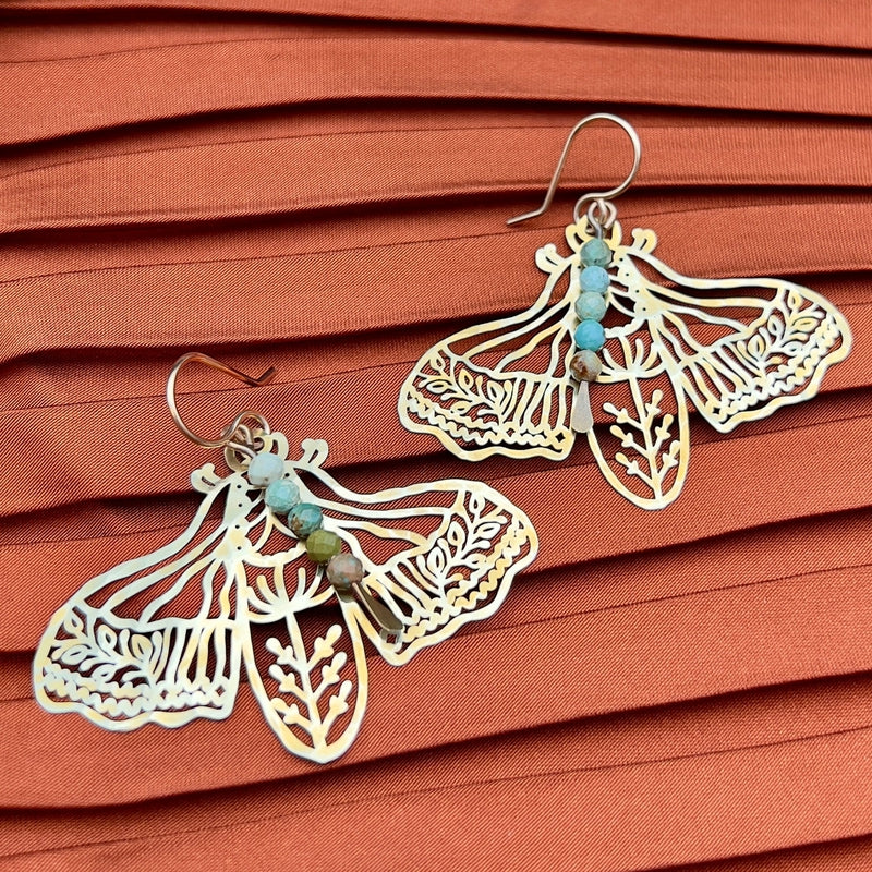 Peppered Moth Earrings