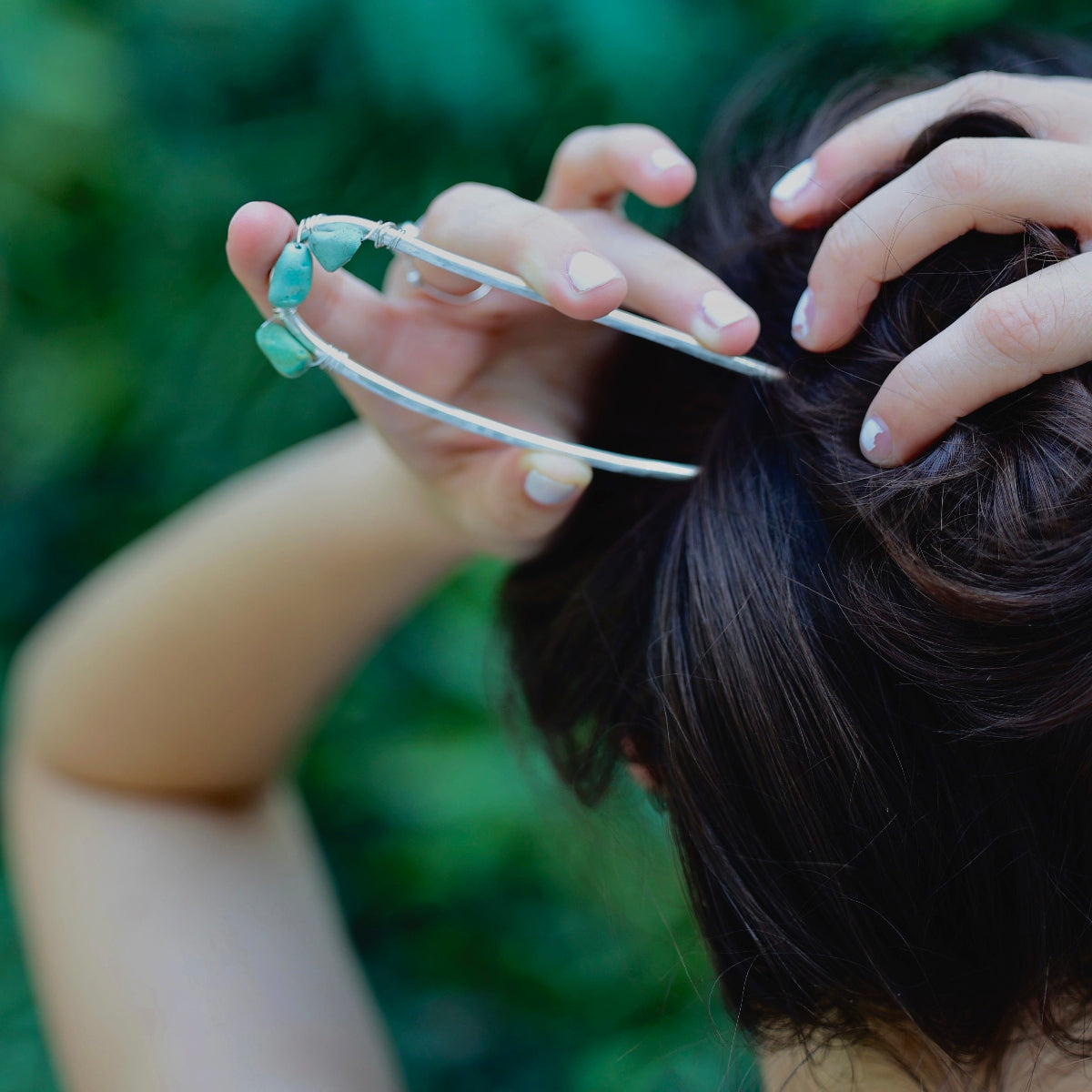 Turquoise Hair Fork