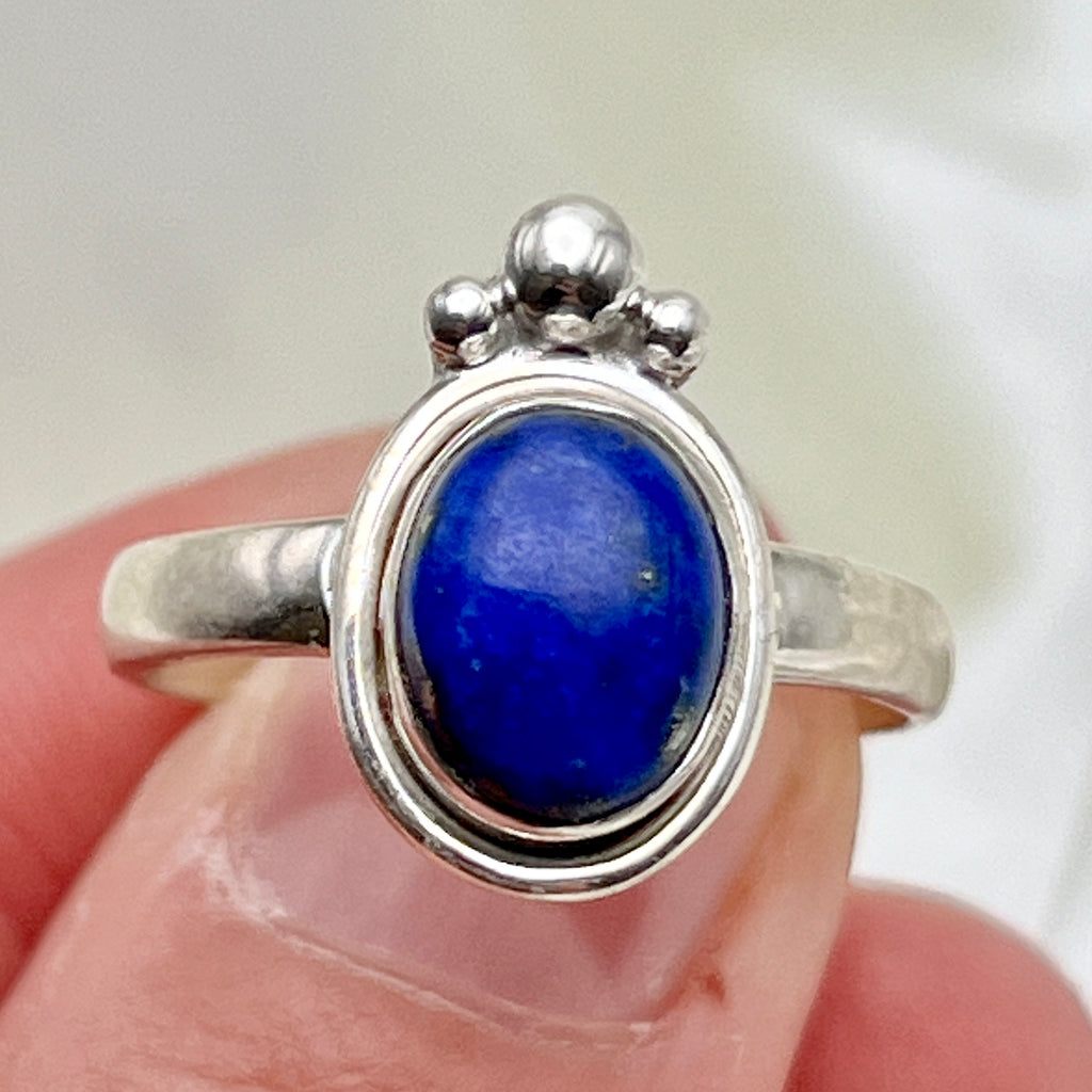 Lapis Lazuli Gemstone Ring: Size 8