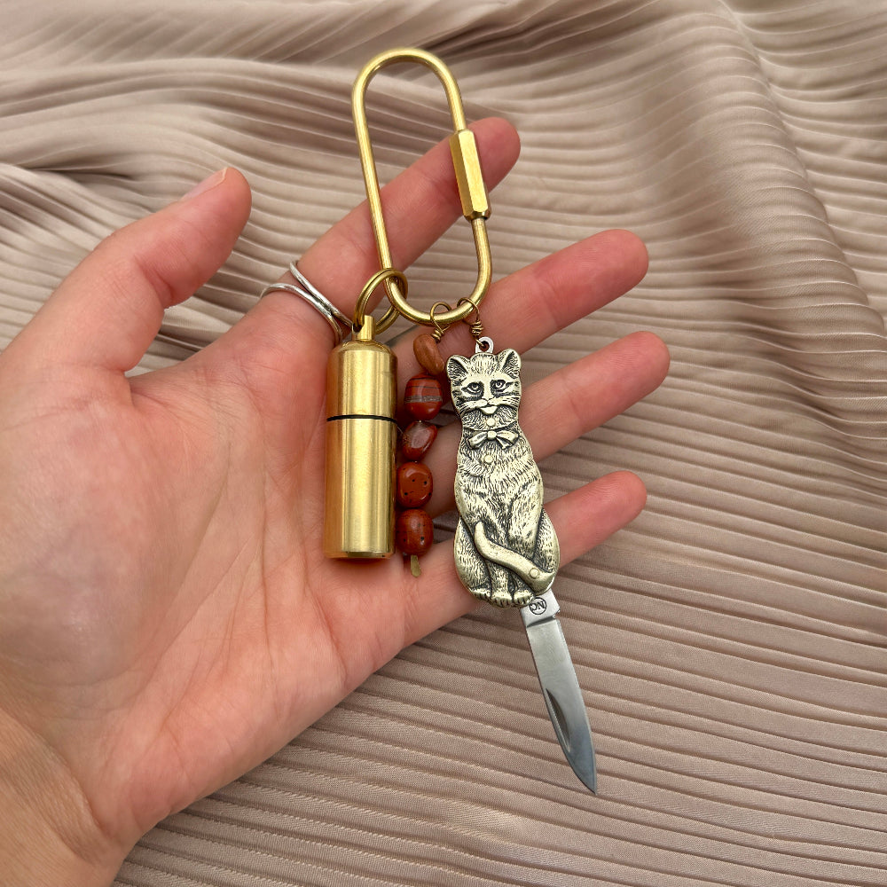 Tomcat Purse Charm