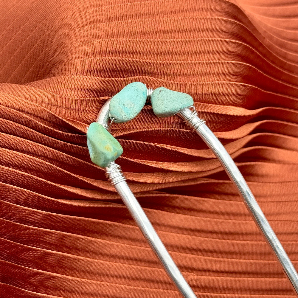 Turquoise Hair Fork