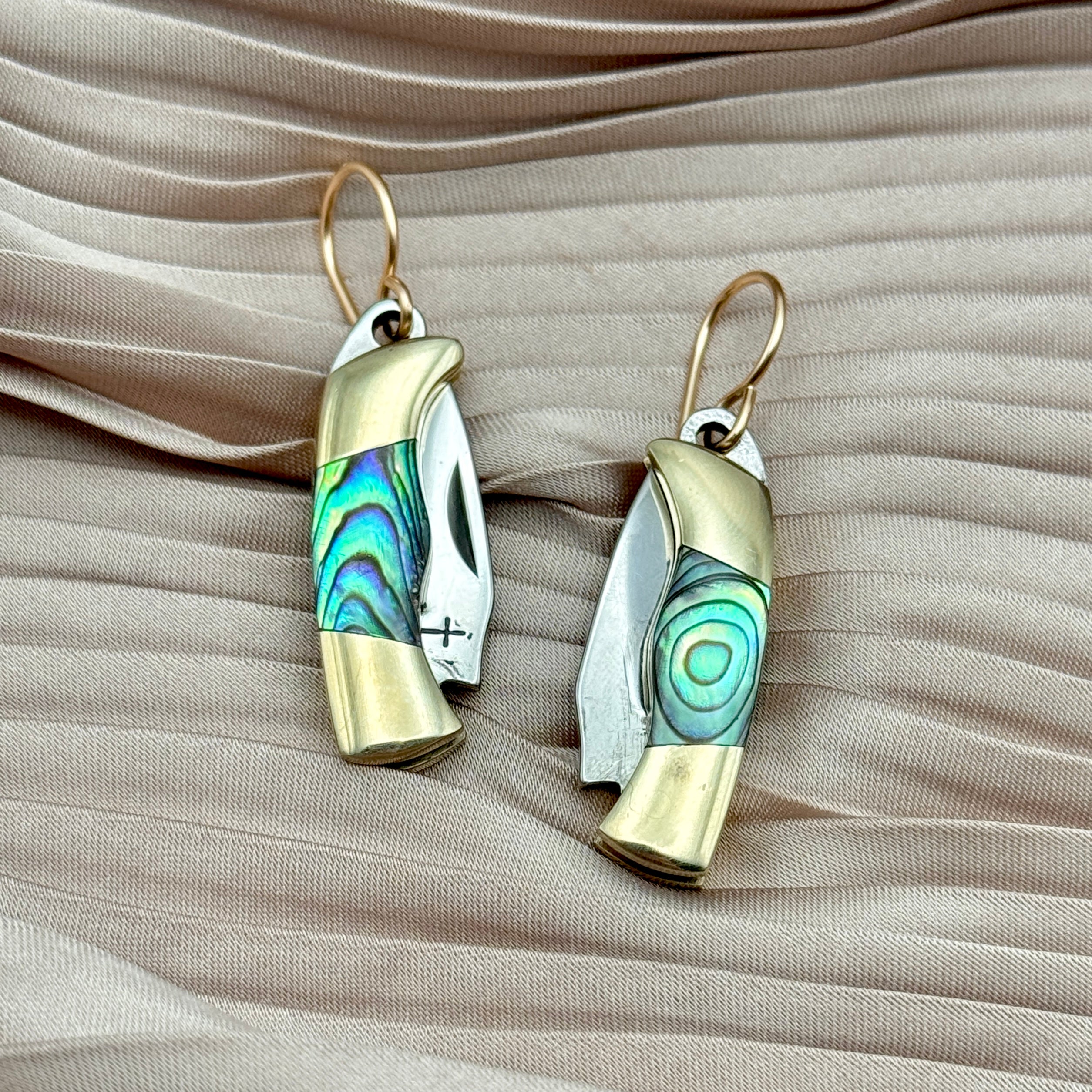 The Billie Earrings (Abalone)