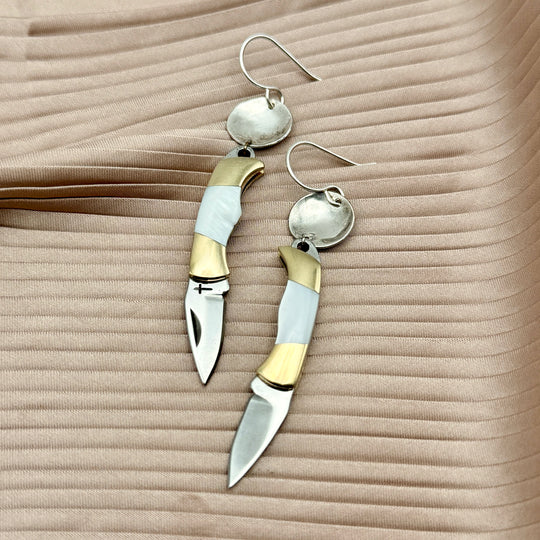 The Billie Earrings (Mother of Pearl)