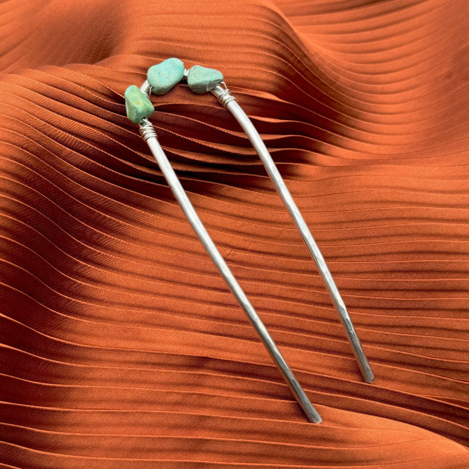 Turquoise Hair Fork