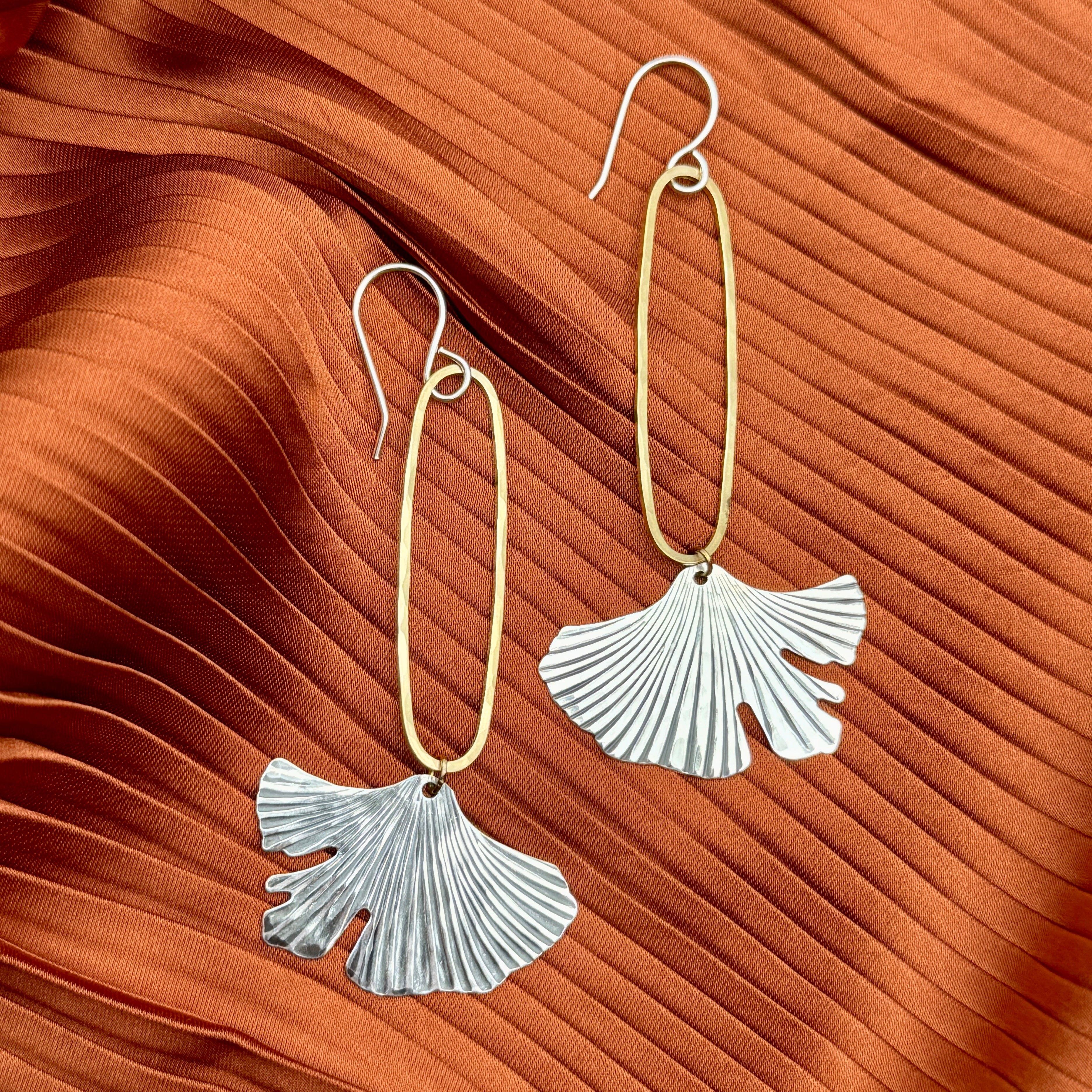 Ginkgo Earrings II