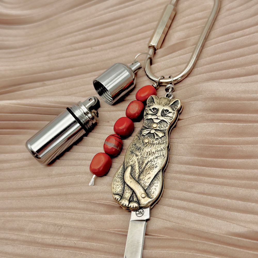 Tomcat Purse Charm