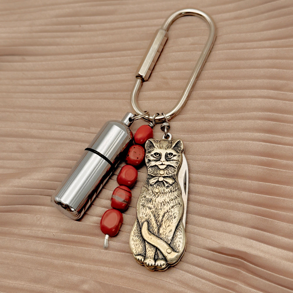 Tomcat Purse Charm