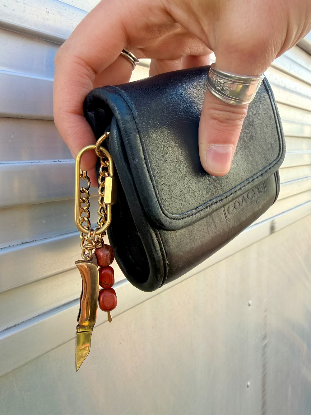 Red Earth Mini Purse Charm