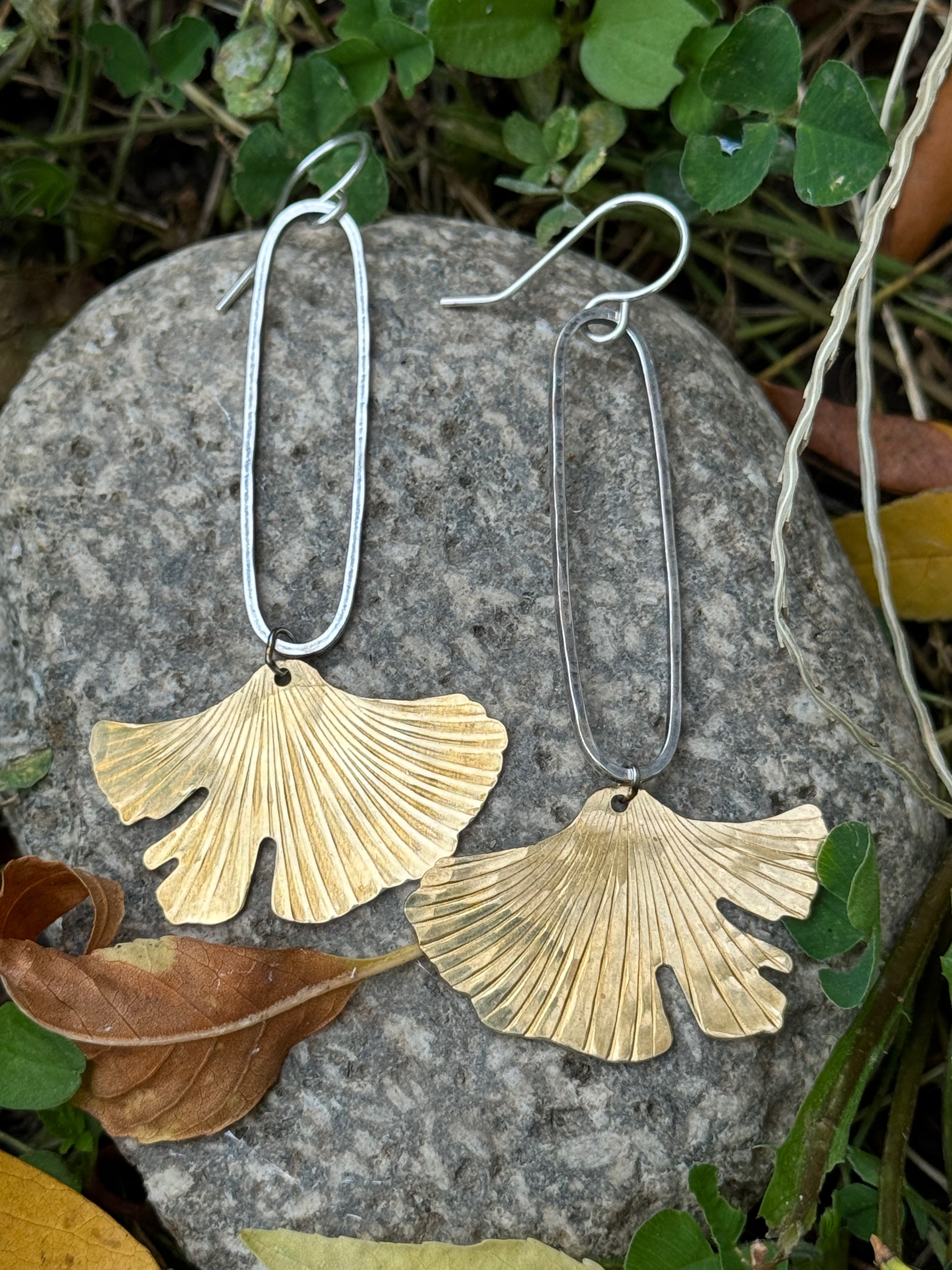 Ginkgo Earrings II