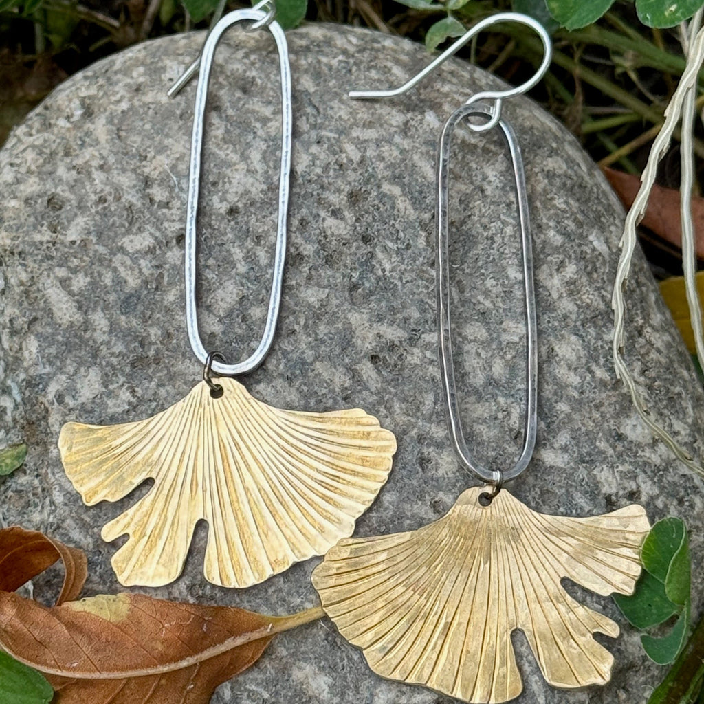 Ginkgo Earrings II