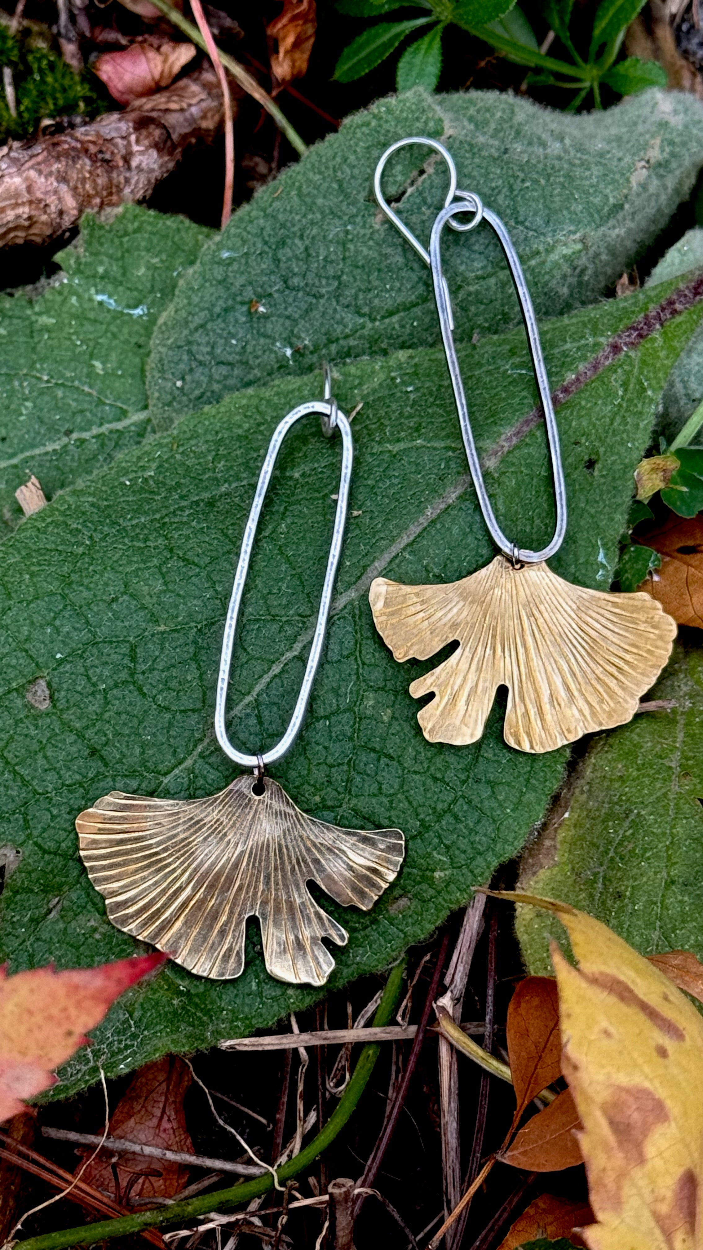 Ginkgo Earrings II