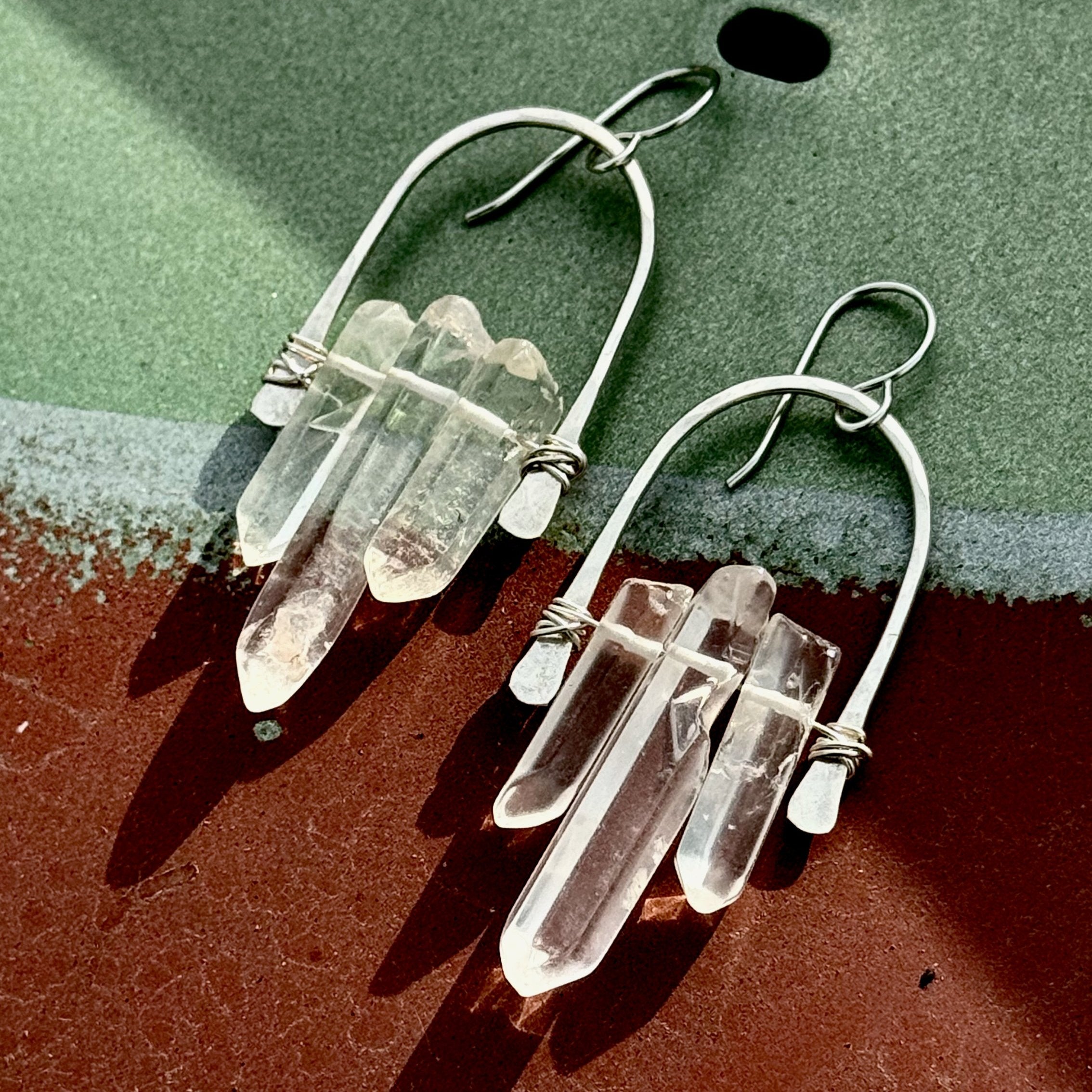 Fallen Crystal Earrings