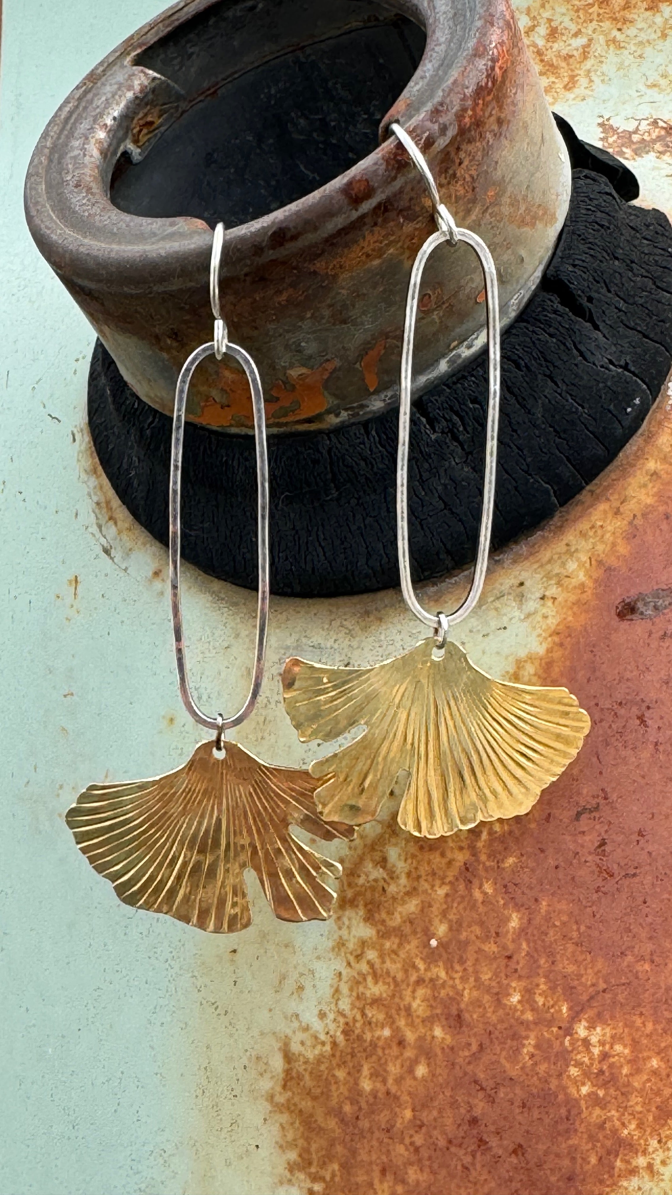 Ginkgo Earrings II