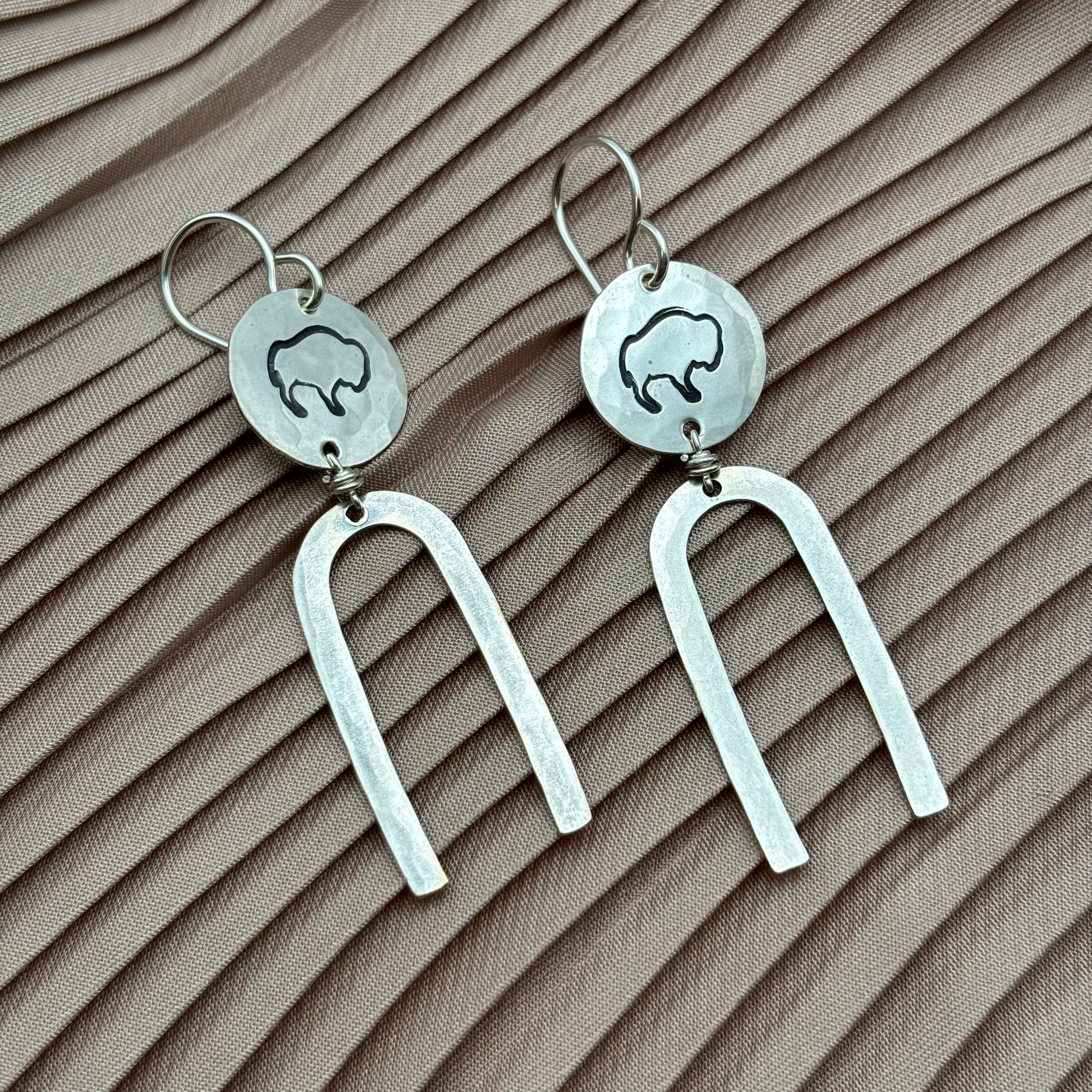 Bison Earrings