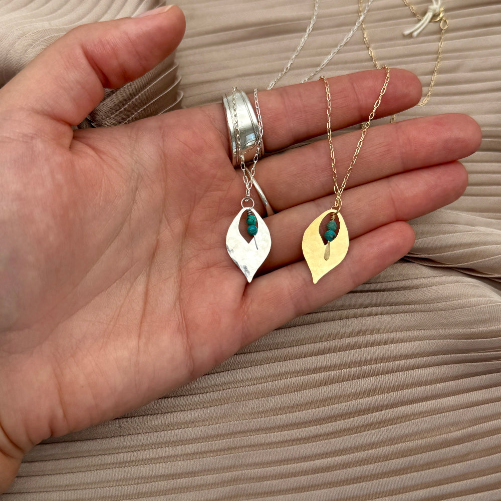 Tea Leaf Necklace